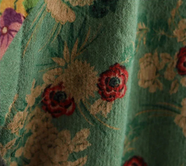 Boho Floral Printed Cardigan