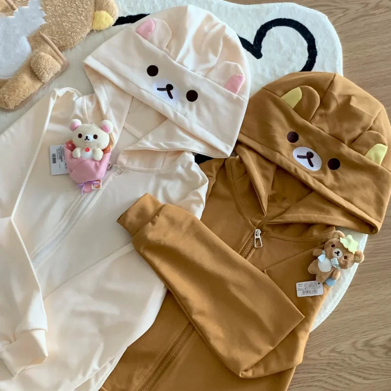 Kawaii Animal Hooded Zip-up