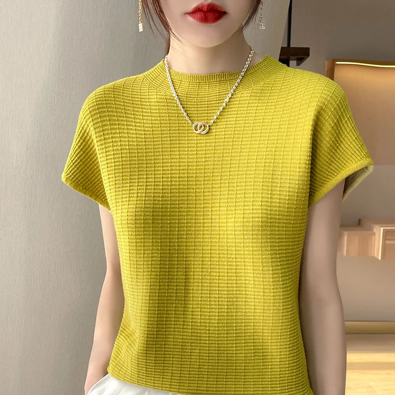 Vintage Mock Neck T-Shirt