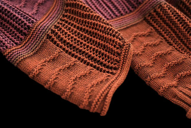 Boho Mixed Color Cardigan
