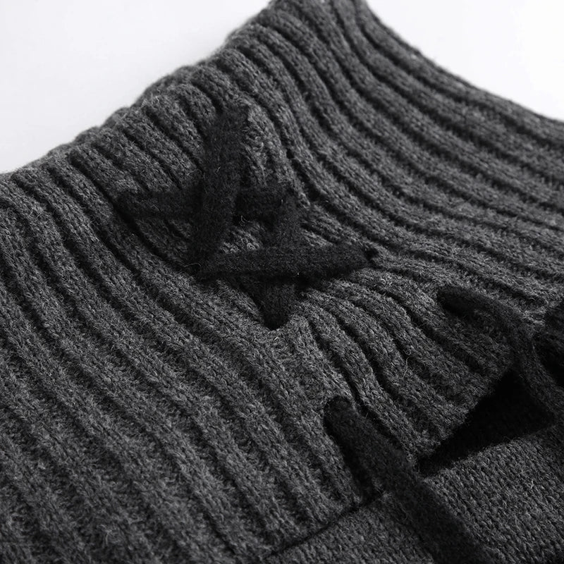 Casual Knitted Striped Sweater