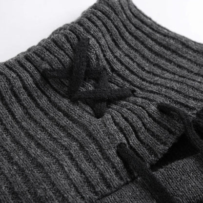 Casual Knitted Striped Sweater