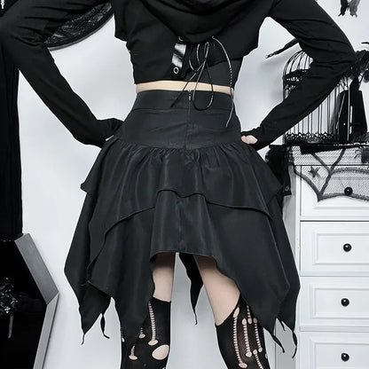 Gothic Chic Mini Skirt