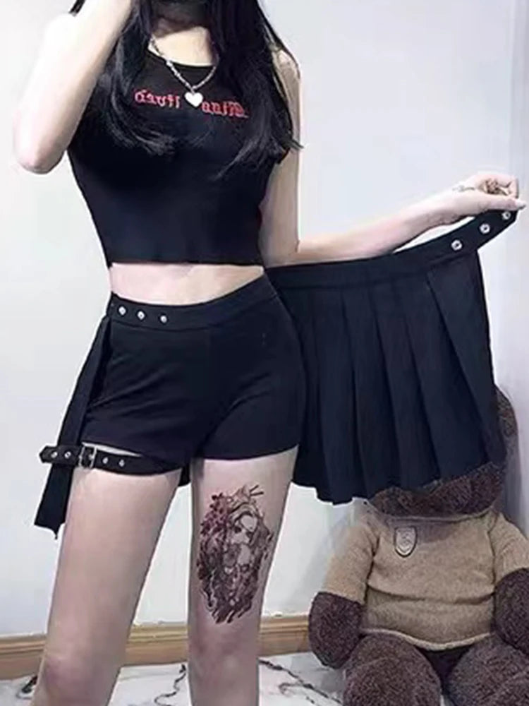 Gothic Mini Short Skirt