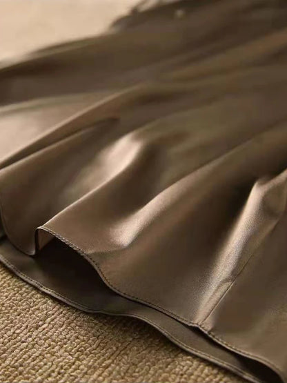 Elegant Silk O-Neck T-Shirt