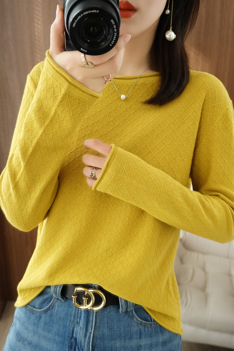 Diamond Patterned Sweater