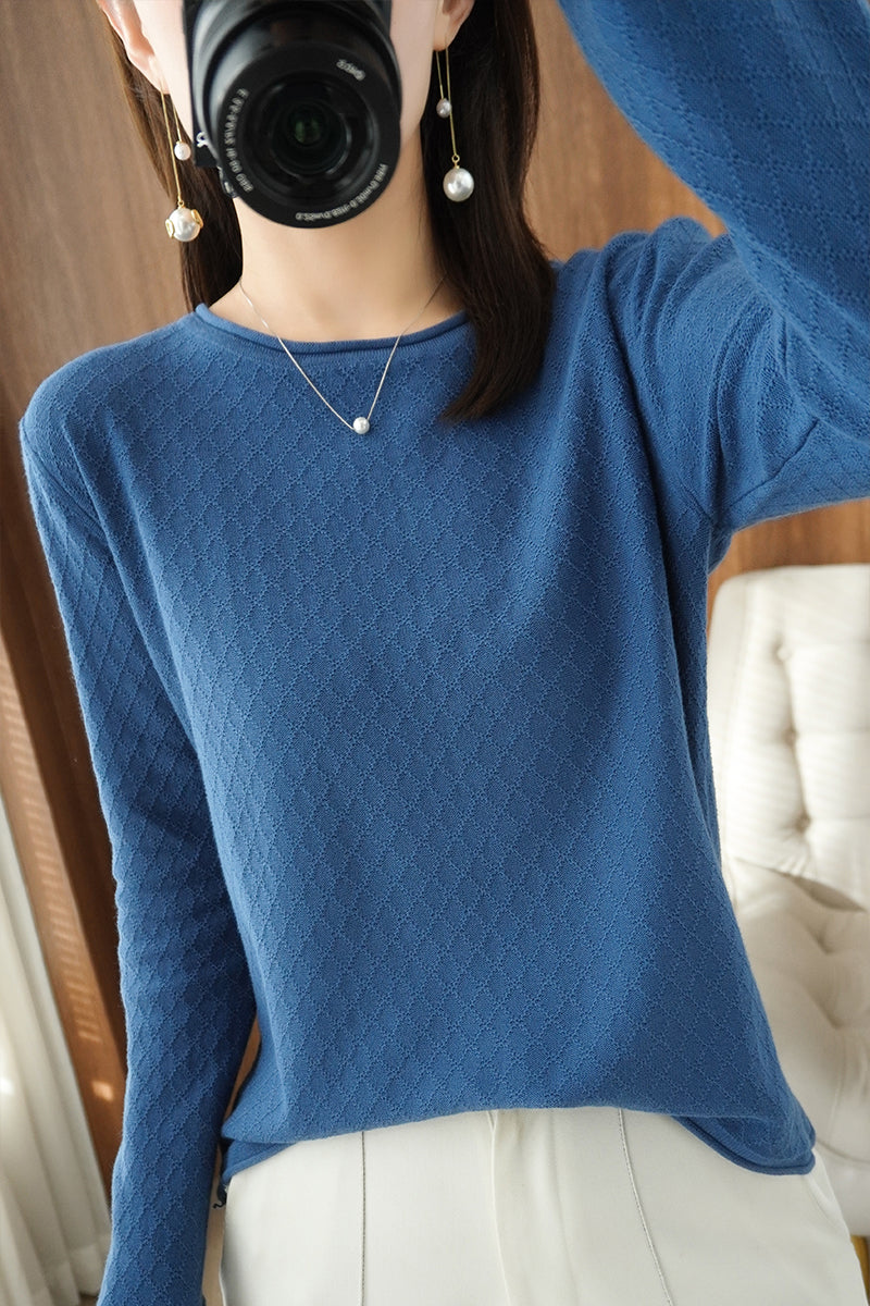 Diamond Patterned Sweater