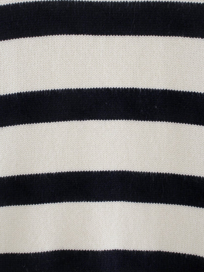 Oversized Striped Knitted Sweater