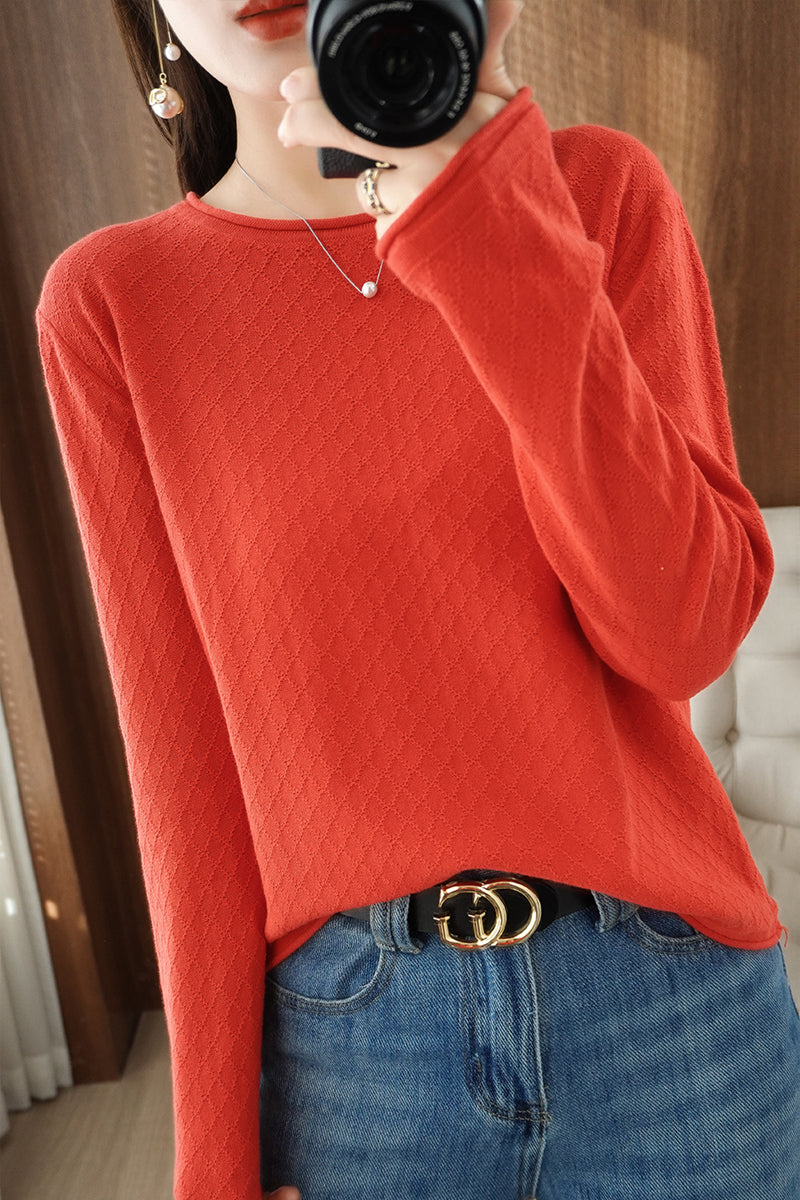 Diamond Patterned Sweater