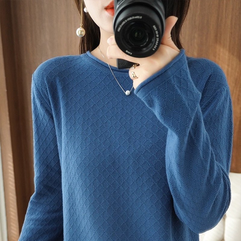 Diamond Patterned Sweater