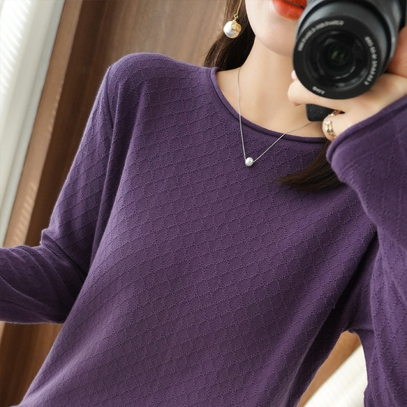 Diamond Patterned Sweater