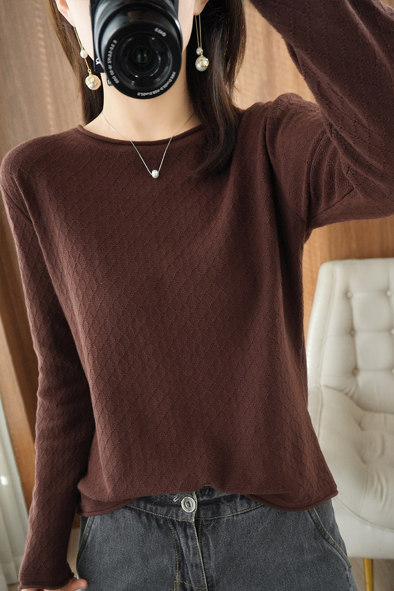 Diamond Patterned Sweater