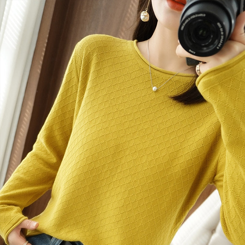 Diamond Patterned Sweater