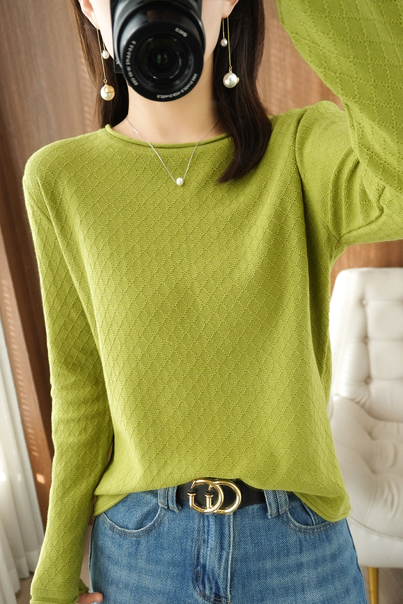 Diamond Patterned Sweater