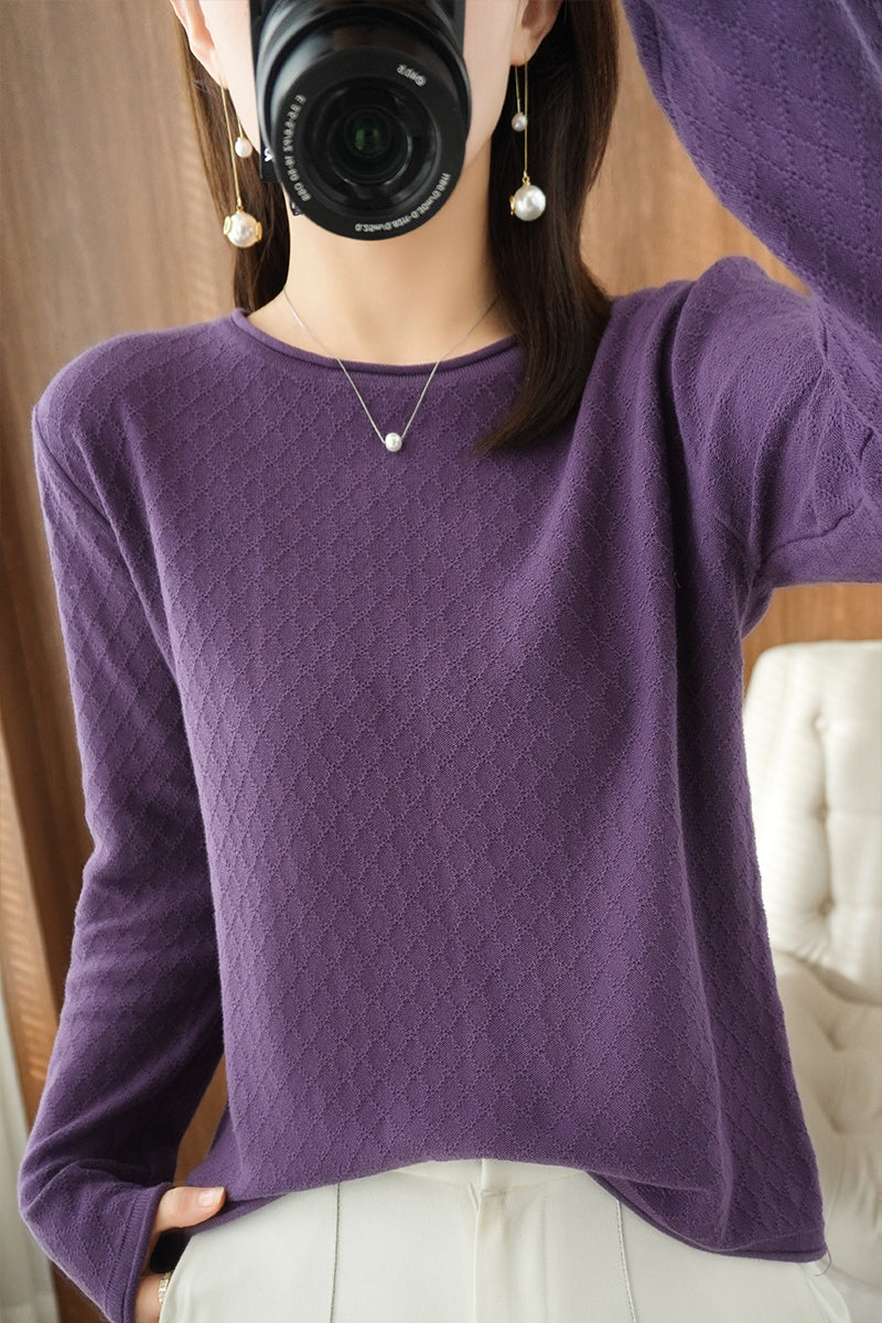 Diamond Patterned Sweater