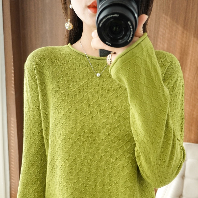 Diamond Patterned Sweater