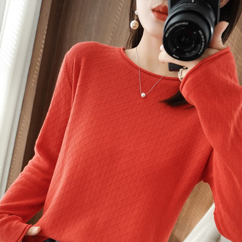 Diamond Patterned Sweater